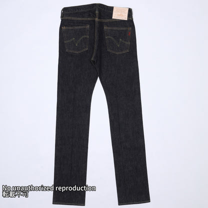 21oz セルビッチストレッチスーパースリムストレート／ブルー[インディゴ]