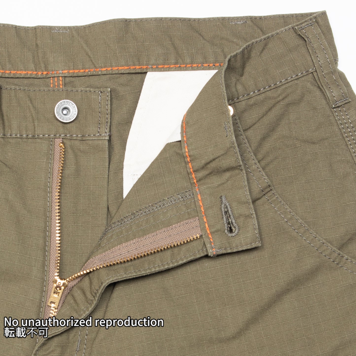 7.6ozリップストップカーゴ／ODグリーン