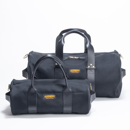 21oz黒鎧デニムビッグダッフルバッグ
