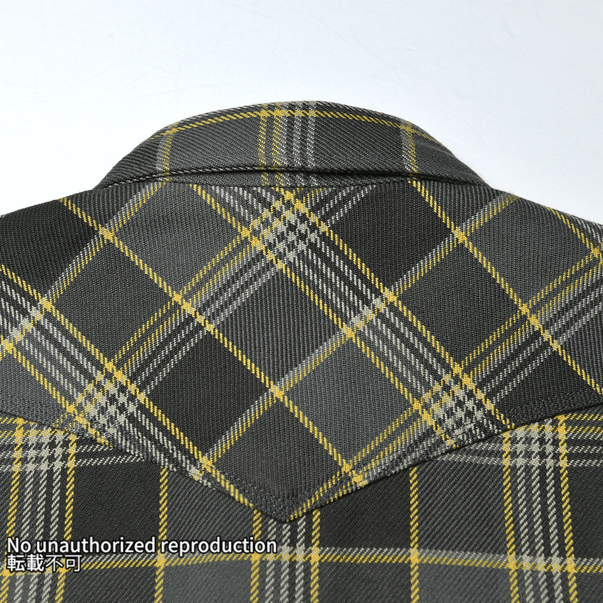 IRON HEART IHSH-461 Grey back yoke detail