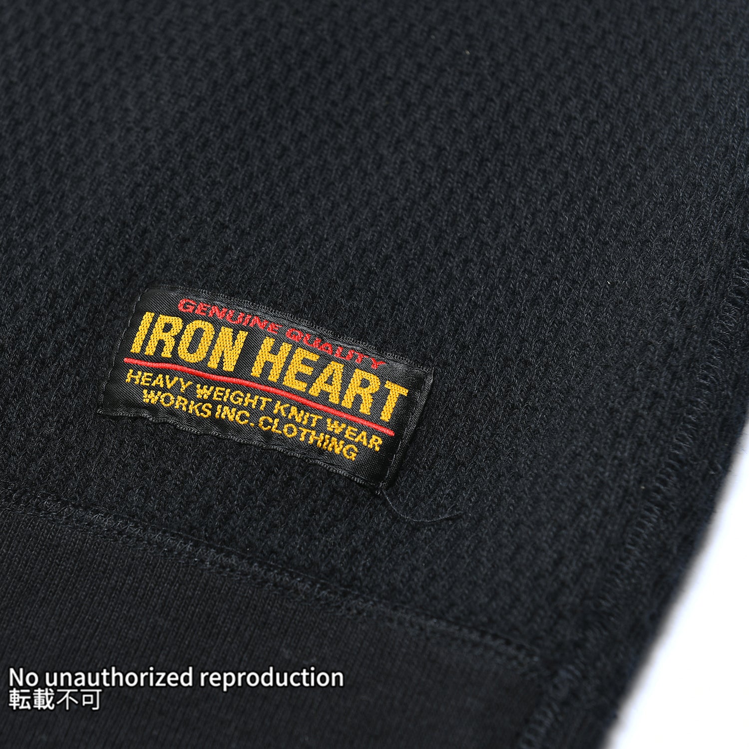 ヘビーウェイトサーマルクルーネックスウェット／ブラック – IRON HEART