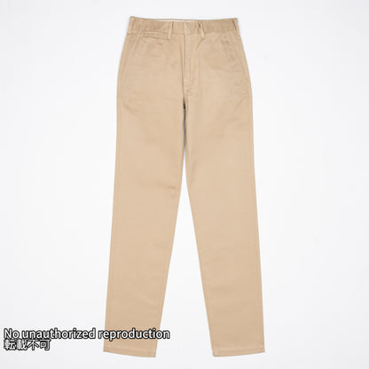 12ozヘビーチノトラウザーリラックスフィット／カーキ