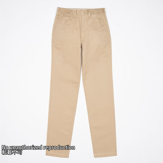 12ozヘビーチノトラウザーリラックスフィット／カーキ