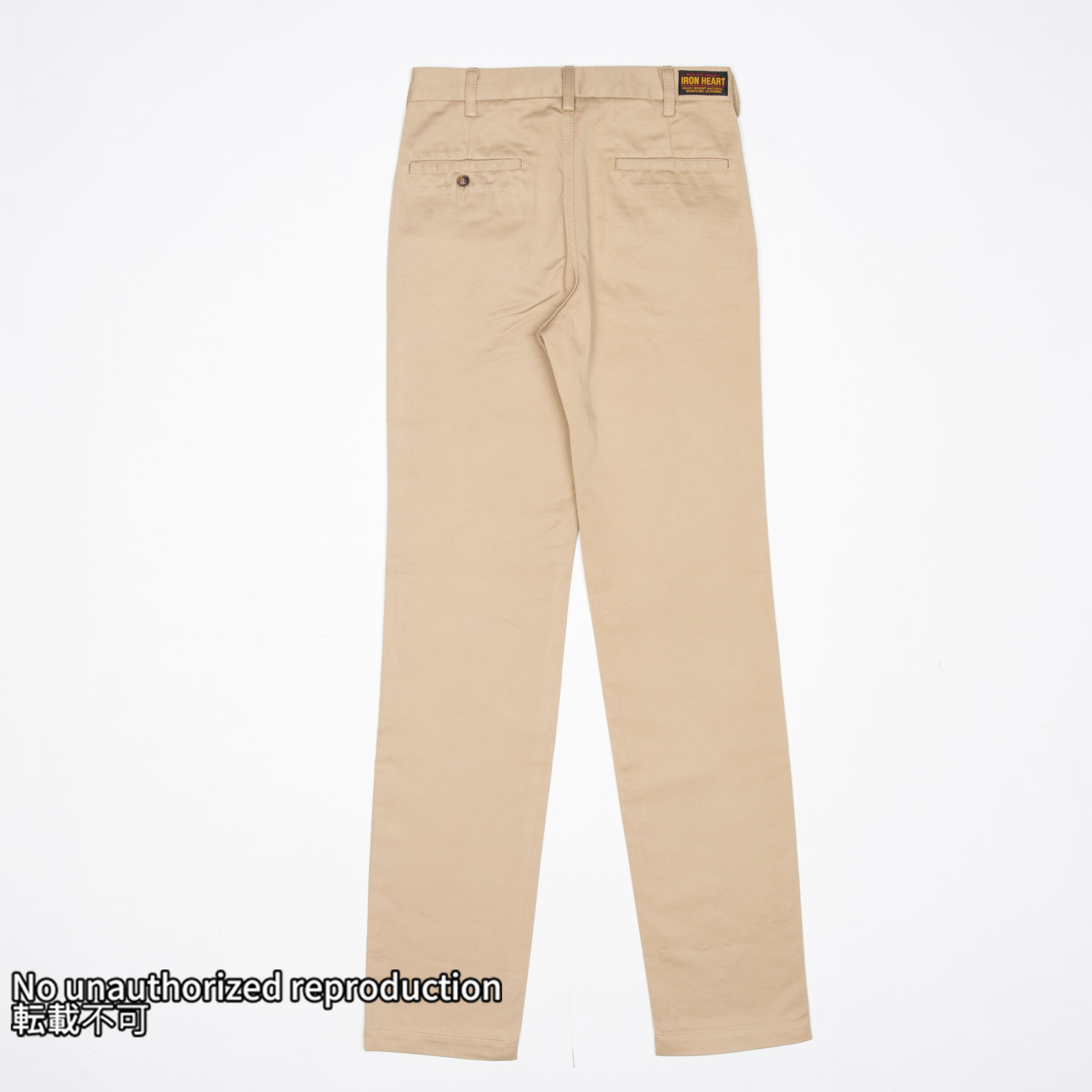 12ozヘビーチノトラウザーレギュラーフィット／カーキ – IRON HEART