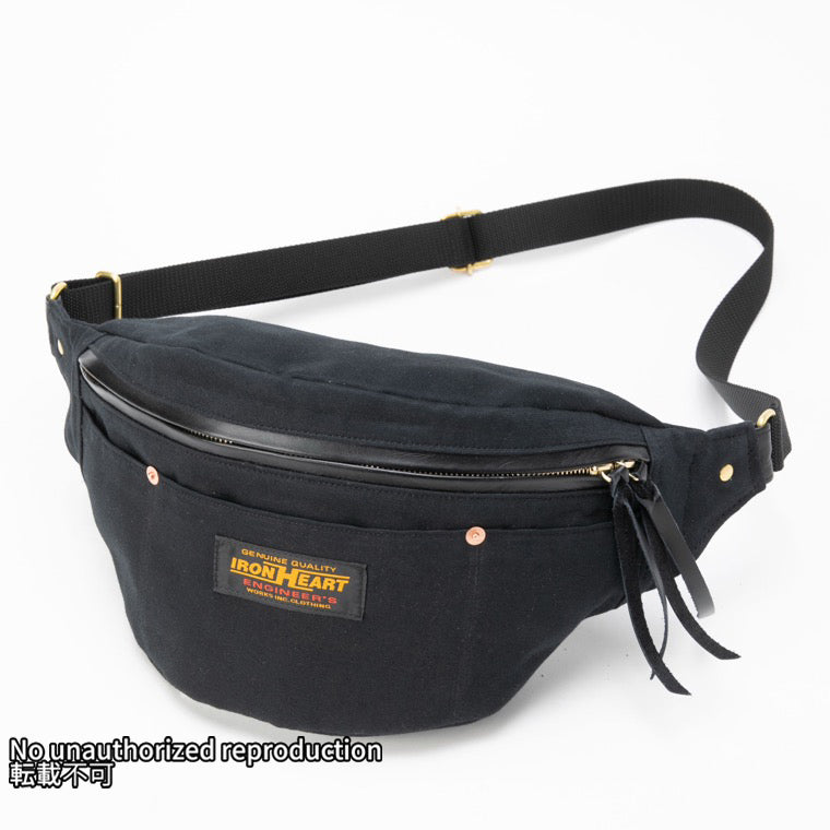 ウィップコードウエストバッグ ／ブラック