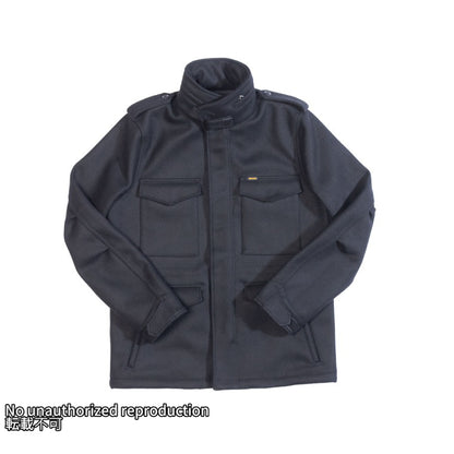 【IHM-49】メルトンウールM-65タイプジャケット／ブラック