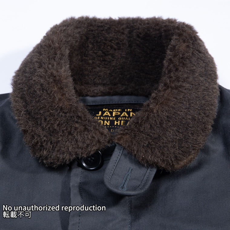 オイルドウィップコードN-1タイプデッキジャケット／ブラック