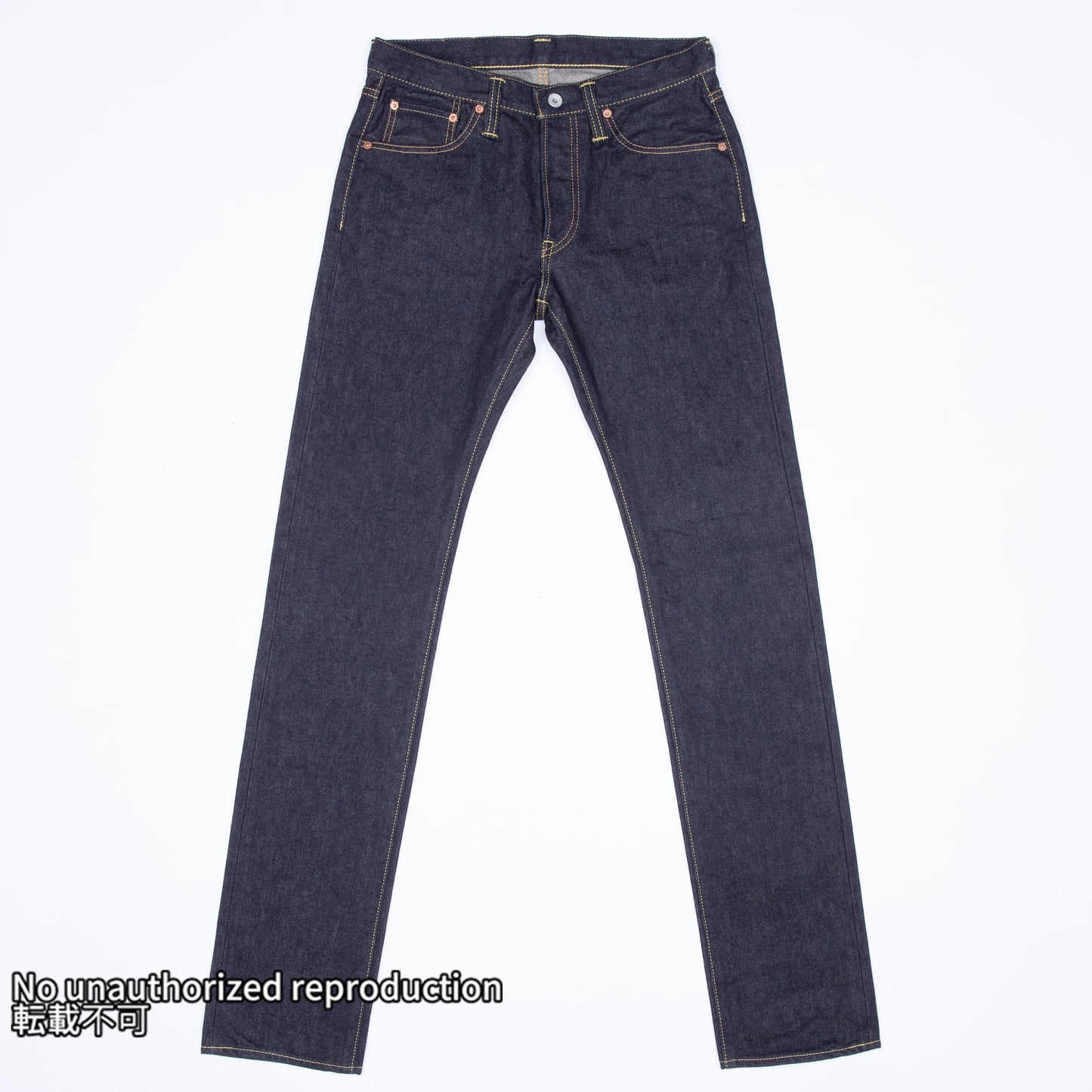 14ozセルビッチスリムテーパード／インディゴ