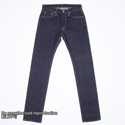 14ozセルビッチスリムテーパード／インディゴ