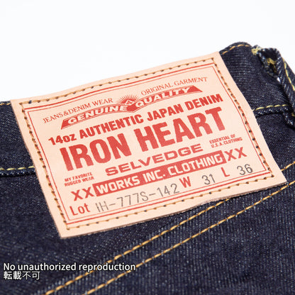 14ozセルビッチスリムテーパード／インディゴ