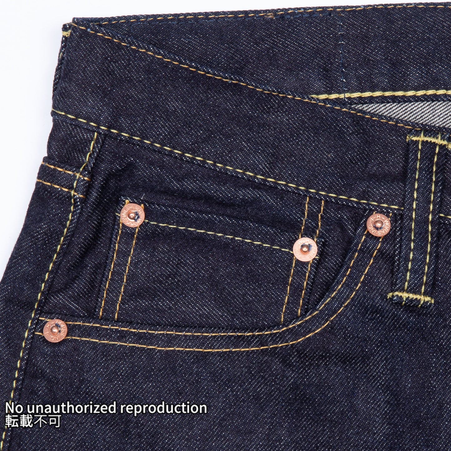 14ozセルビッチスリムテーパード／インディゴ