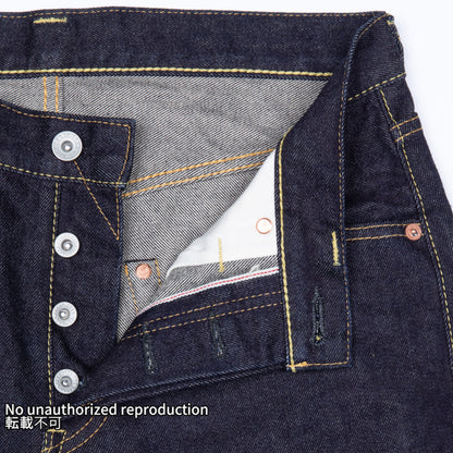 14ozセルビッチスリムテーパード／インディゴ