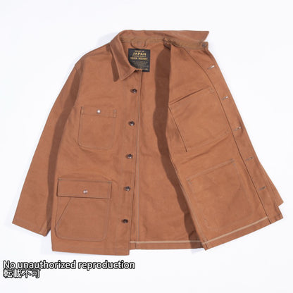 パラフィンダックチョアジャケット／ブラウン