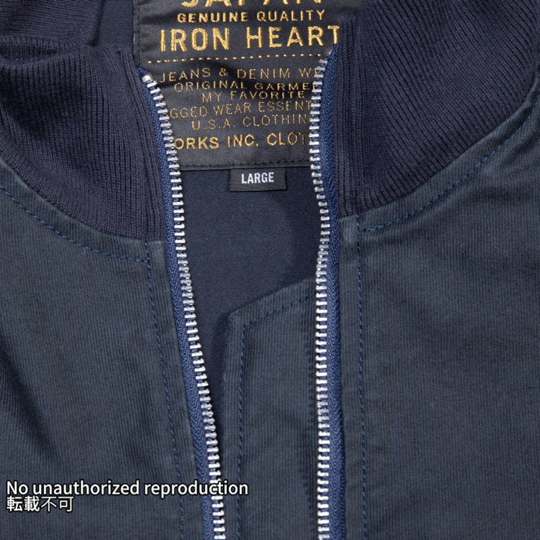 IRON HEART ネイビー ジャケット M IRON HEART ネイビー ジャケット M