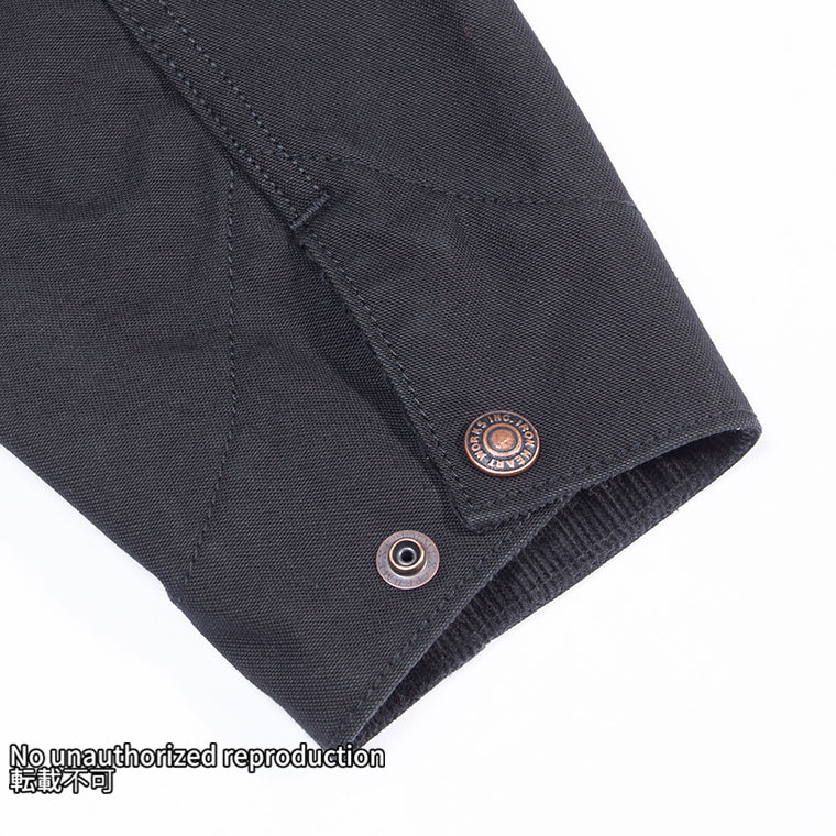 オーガニックコットンダックチョアジャケット／ブラック