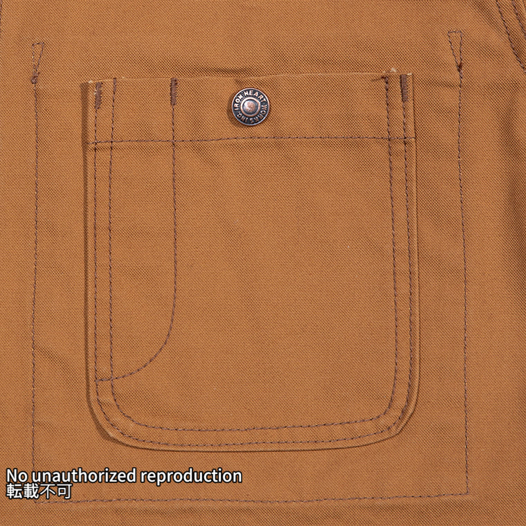 オーガニックコットンダックチョアジャケット／ブラウン