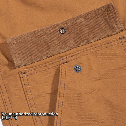 オーガニックコットンダックチョアジャケット／ブラウン