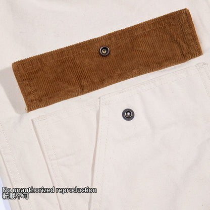 オーガニックコットンダックチョアジャケット／アイボリー