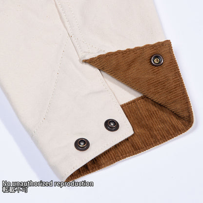 オーガニックコットンダックチョアジャケット／アイボリー