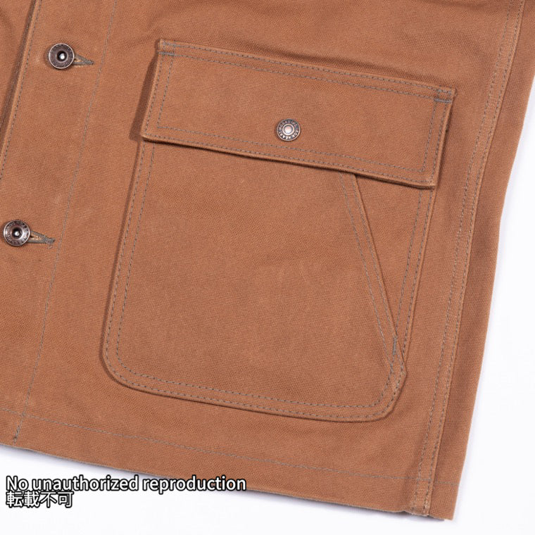 パラフィンダックチョアジャケット／ブラウン