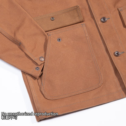 パラフィンダックチョアジャケット／ブラウン