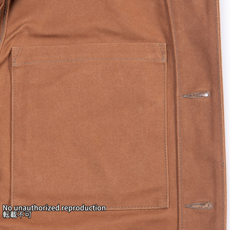 パラフィンダックチョアジャケット／ブラウン