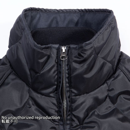 プリマロフト®キルトライダースジャケット／ブラック