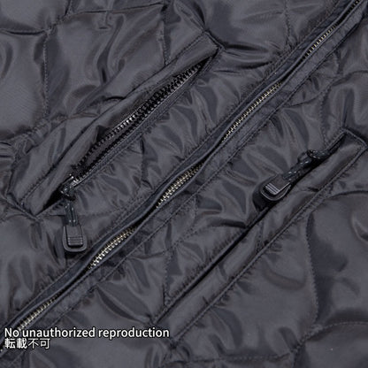 プリマロフト®キルトライダースジャケット／ブラック