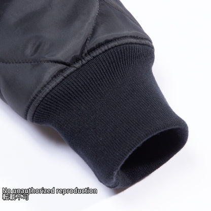 プリマロフト®キルトライダースジャケット／ブラック