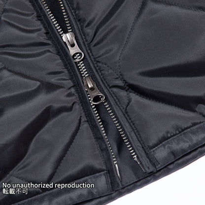 プリマロフト®キルトライダースジャケット／ブラック