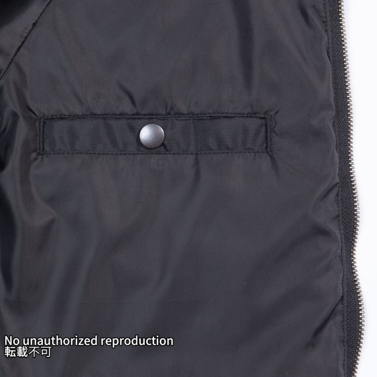 プリマロフト®キルトライダースジャケット／ブラック