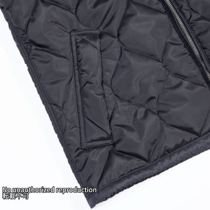 プリマロフト®キルトライダースジャケット／ブラック