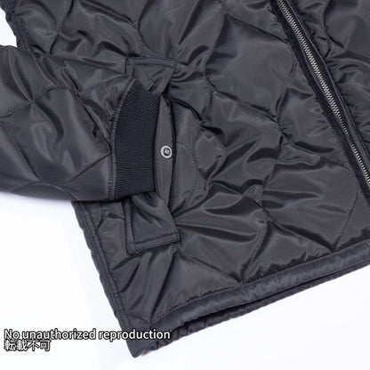 プリマロフト®キルトライダースジャケット／ブラック