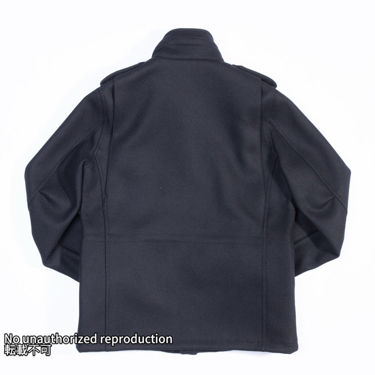 【IHM-49】メルトンウールM-65タイプジャケット／ブラック