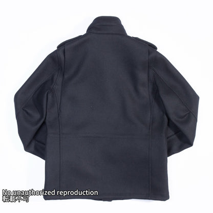 【IHM-49】メルトンウールM-65タイプジャケット／ブラック