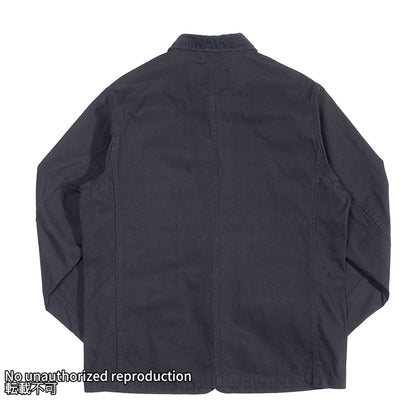 オーガニックコットンダックチョアジャケット／ブラック