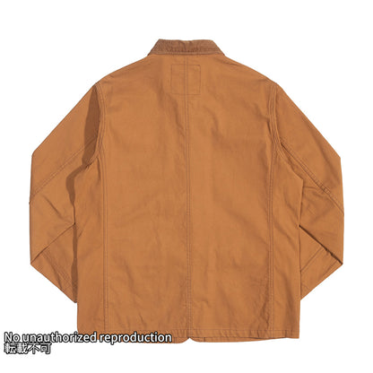 オーガニックコットンダックチョアジャケット／ブラウン