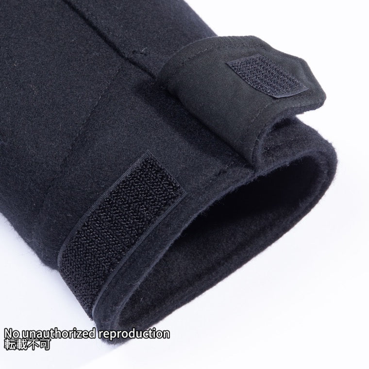 【IHM-49】メルトンウールM-65タイプジャケット／ブラック