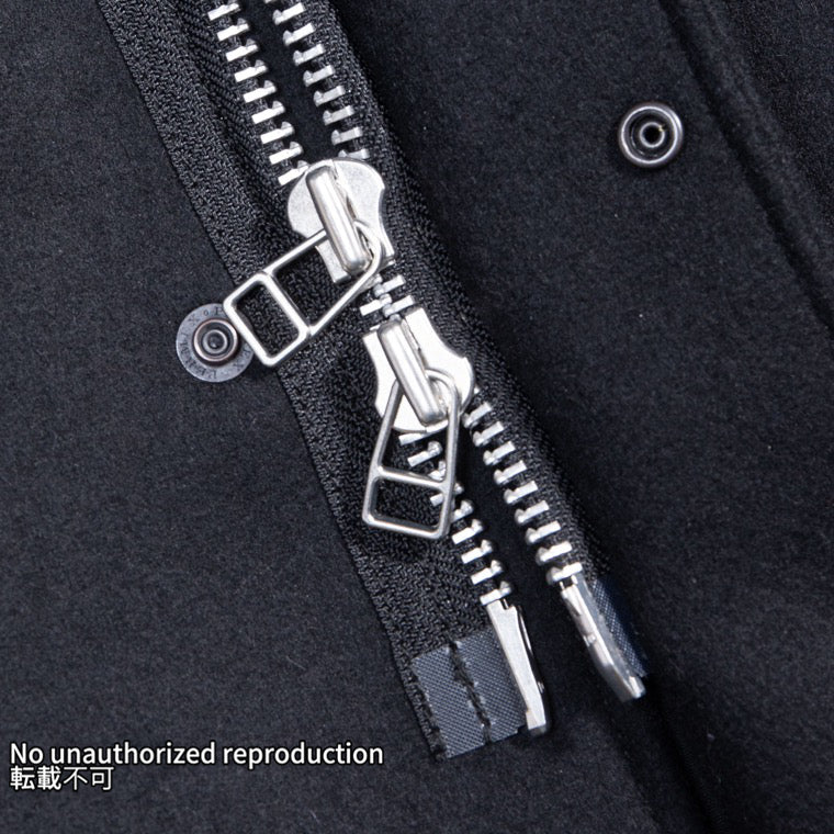 【IHM-49】メルトンウールM-65タイプジャケット／ブラック