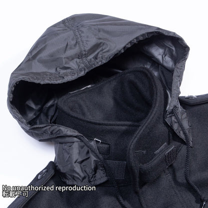 【IHM-49】メルトンウールM-65タイプジャケット／ブラック