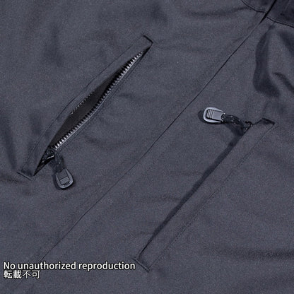 アクリルボア裏地コーデュラウィンドブレーカー／ブラック