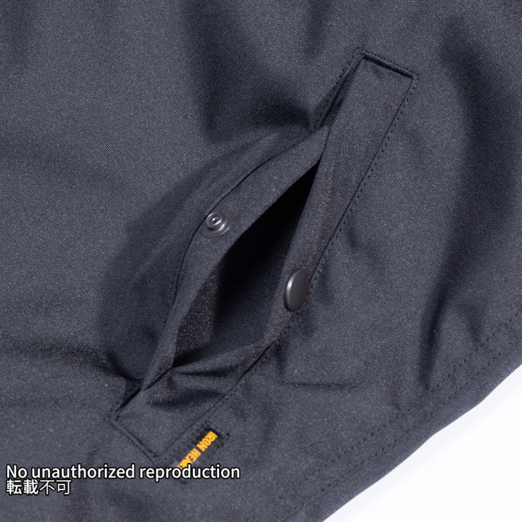 アクリルボア裏地コーデュラウィンドブレーカー／ブラック