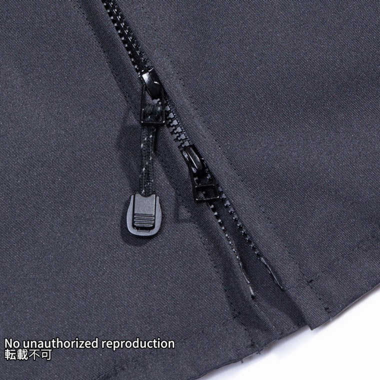 アクリルボア裏地コーデュラウィンドブレーカー／ブラック