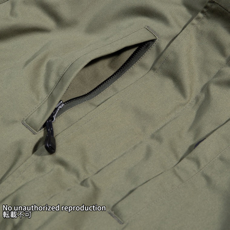 ナイロンコットンサテンウィンタージャケット／オリーブ – IRON