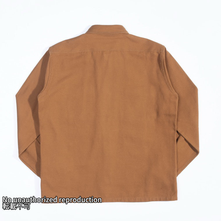 IRON HEART ワークシャツ　大きめサイズ 13ozオックスフォードオーバーワークシャツ／キャメル – IRON HEART