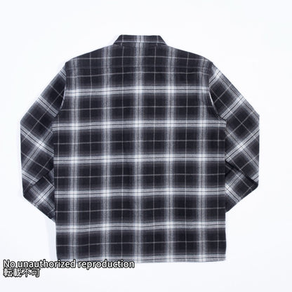 ウルトラヘビーライダースフランネルオンブレーチェック／ブラック