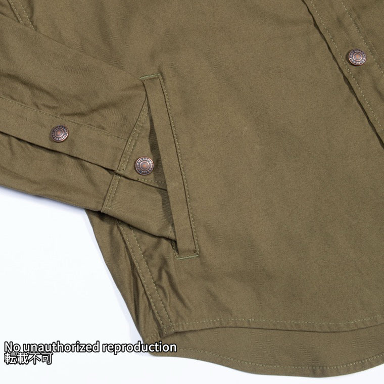 ミリタリーコードC.P.Oシャツ／オリーブ