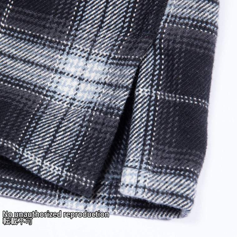 ウルトラヘビーライダースフランネルオンブレーチェック／ブラック