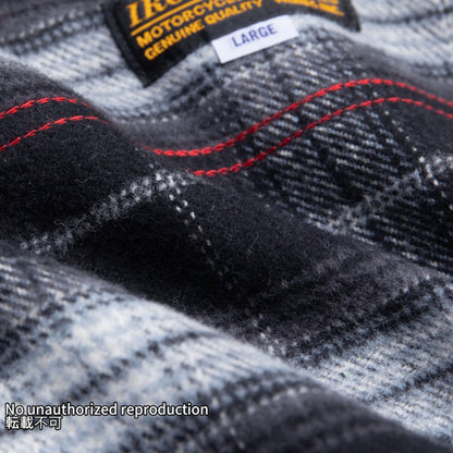 ウルトラヘビーライダースフランネルオンブレーチェック／ブラック