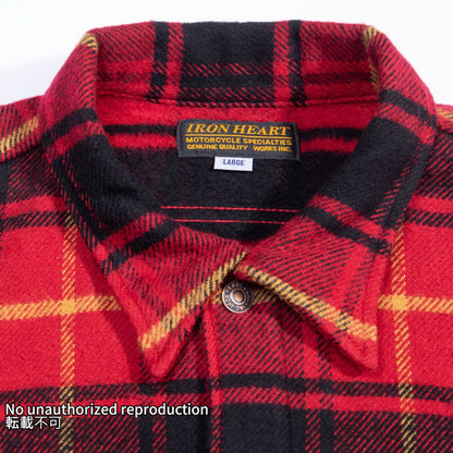 ウルトラヘビーライダースフランネルクラシックチェック／レッド
